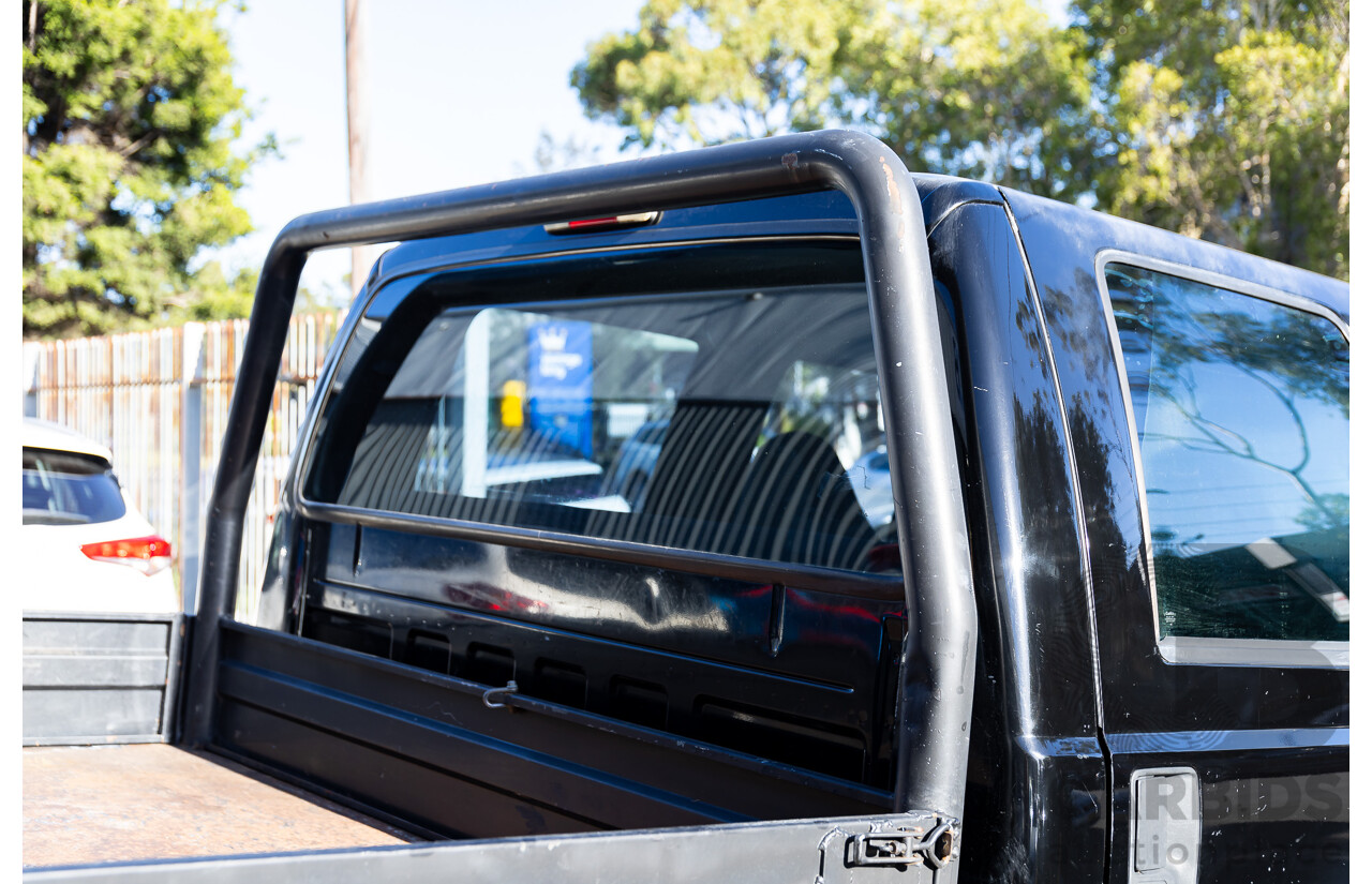 7/2005 Ford F250 XLT (4x4) RN Crew Cab P/Up Ebony Black Turbo Diesel Powerstroke V8 7.3L