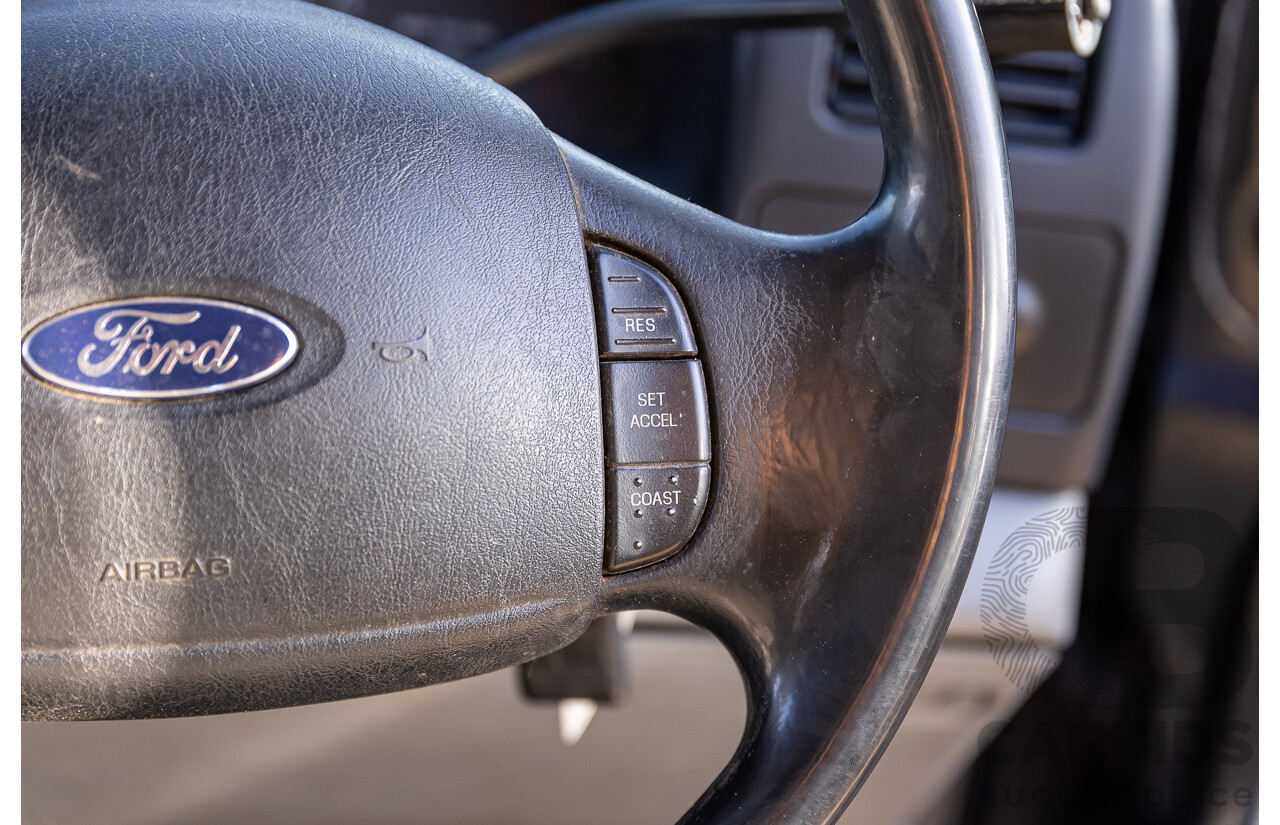 7/2005 Ford F250 XLT (4x4) RN Crew Cab P/Up Ebony Black Turbo Diesel Powerstroke V8 7.3L