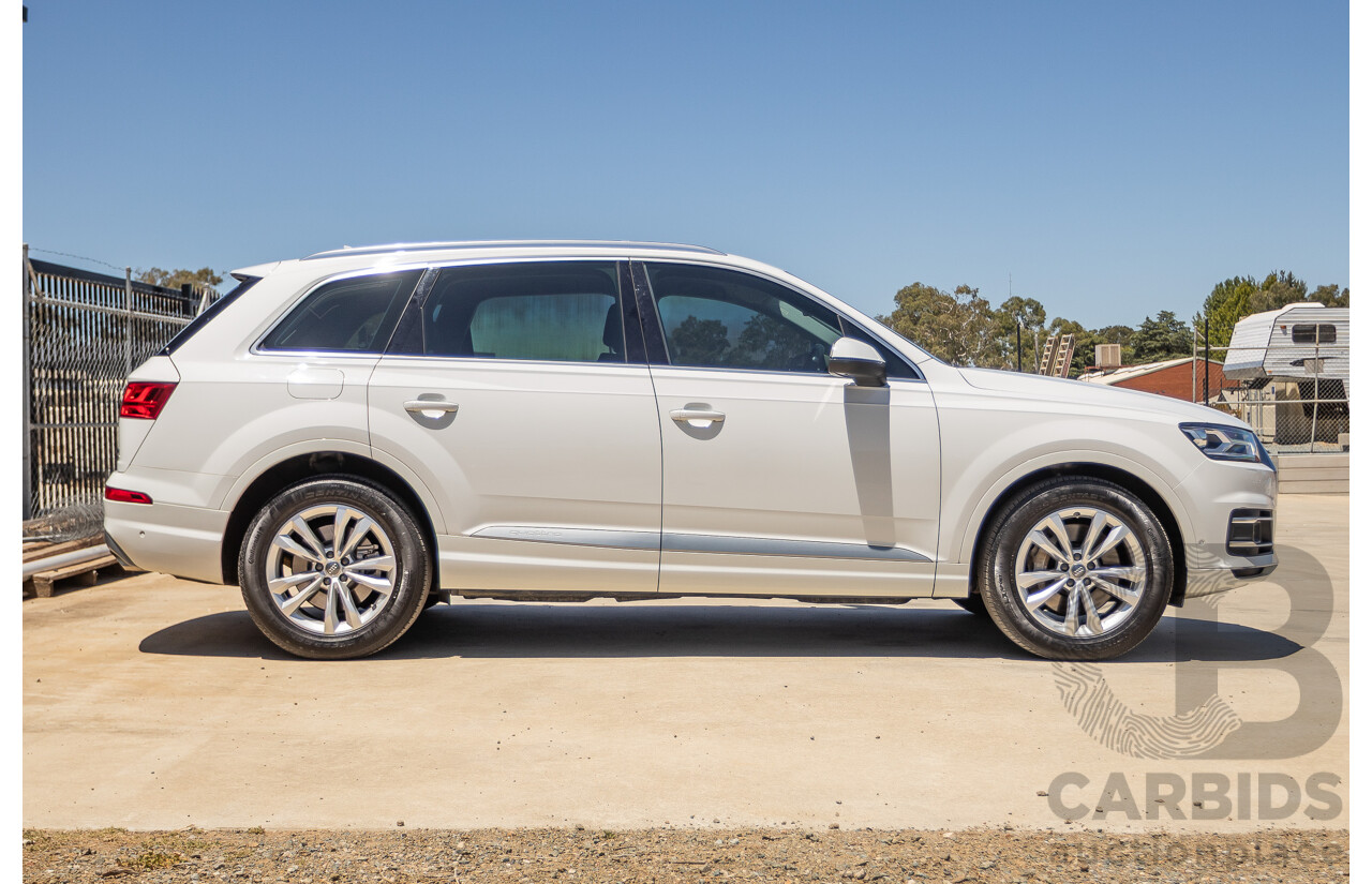 10/2015 Audi Q7 3.0 TDI Quattro (AWD) 4M 4D Wagon Pure White Turbo Diesel V6 (200kw) 3.0L - 7 seater