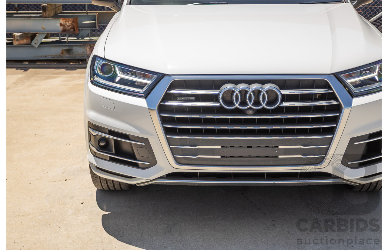 10/2015 Audi Q7 3.0 TDI Quattro (AWD) 4M 4D Wagon Pure White Turbo Diesel V6 (200kw) 3.0L - 7 seater