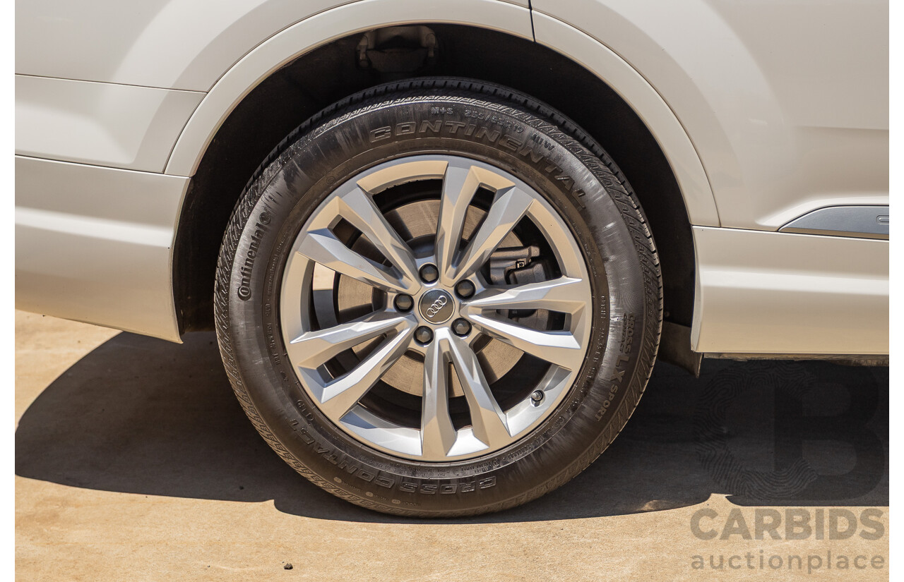 10/2015 Audi Q7 3.0 TDI Quattro (AWD) 4M 4D Wagon Pure White Turbo Diesel V6 (200kw) 3.0L - 7 seater