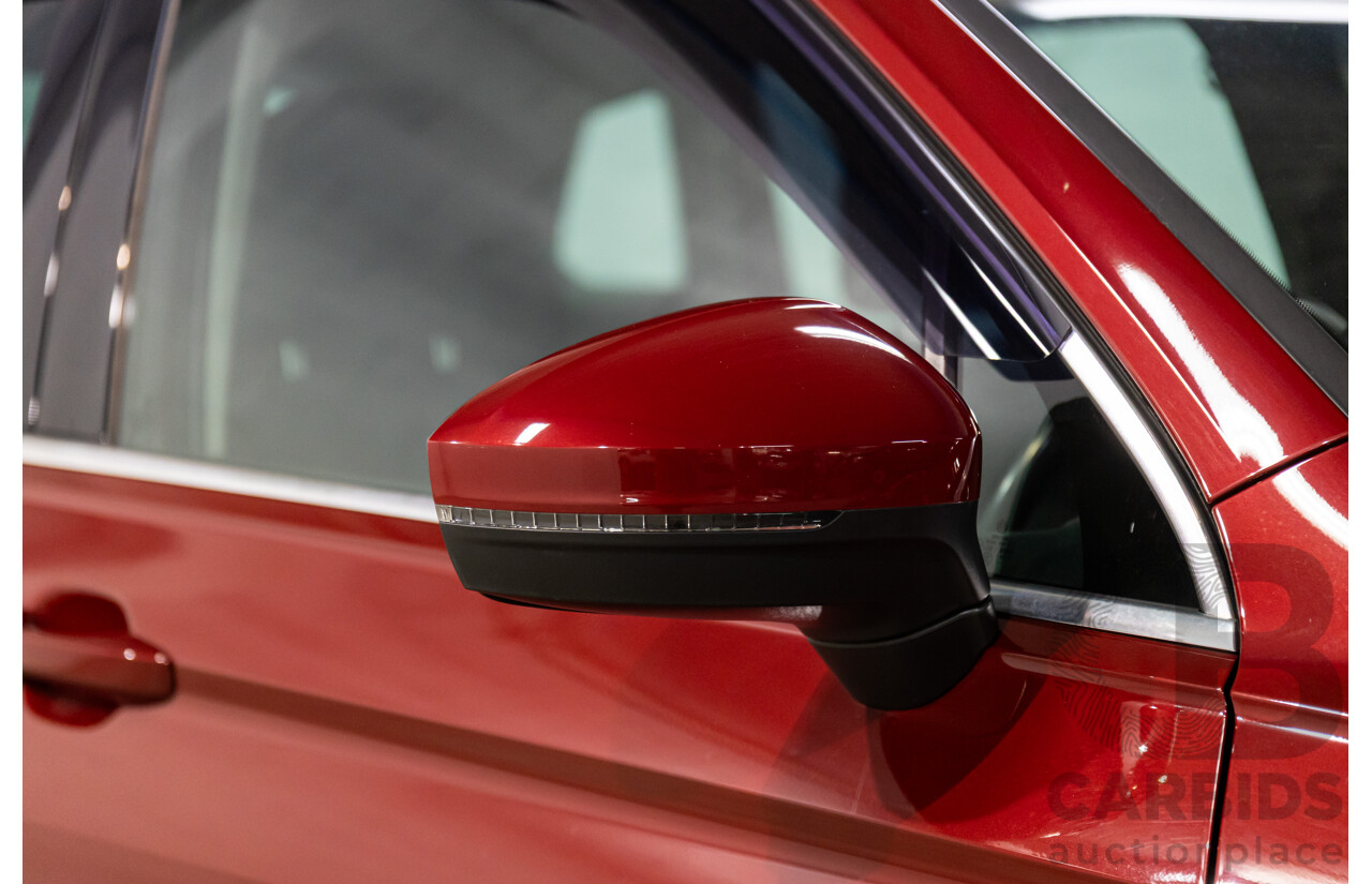 02/2018 Volkswagen Tiguan 162 TSI Sportline (AWD) 5NA MY18 4d Wagon Ruby Red Metallic Turbo 2.0L