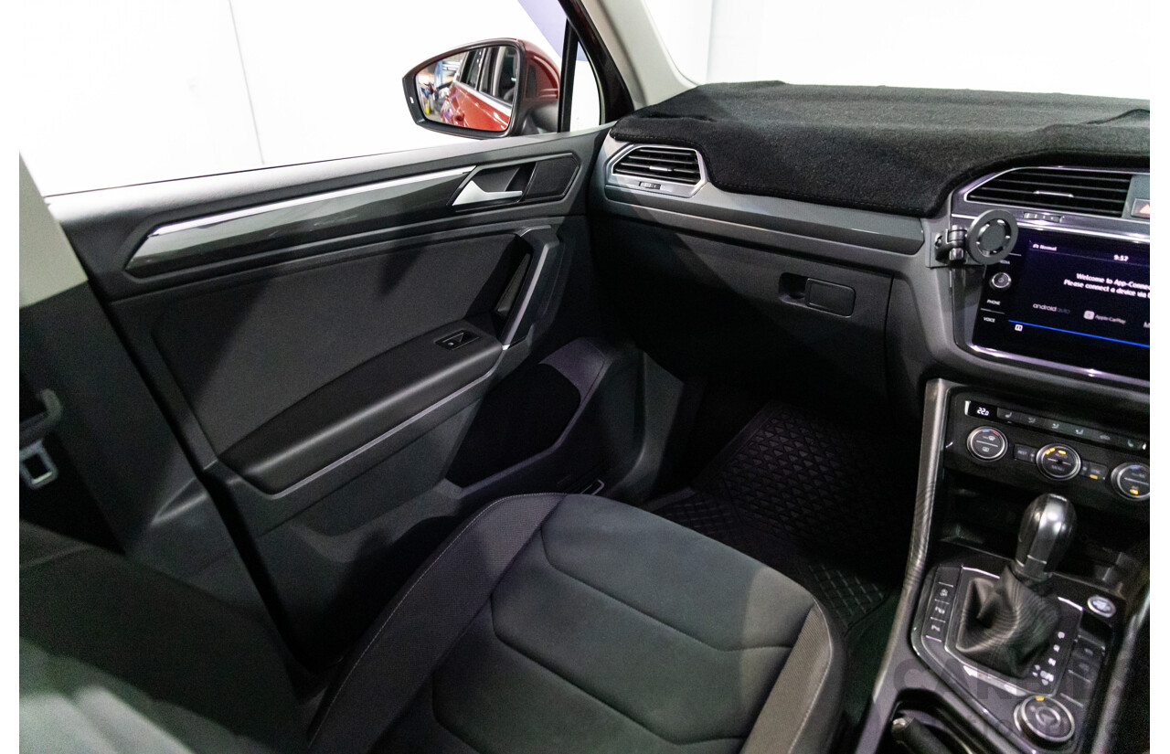 02/2018 Volkswagen Tiguan 162 TSI Sportline (AWD) 5NA MY18 4d Wagon Ruby Red Metallic Turbo 2.0L