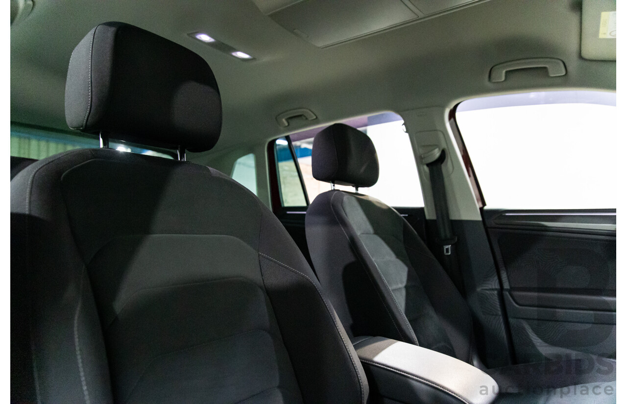 02/2018 Volkswagen Tiguan 162 TSI Sportline (AWD) 5NA MY18 4d Wagon Ruby Red Metallic Turbo 2.0L