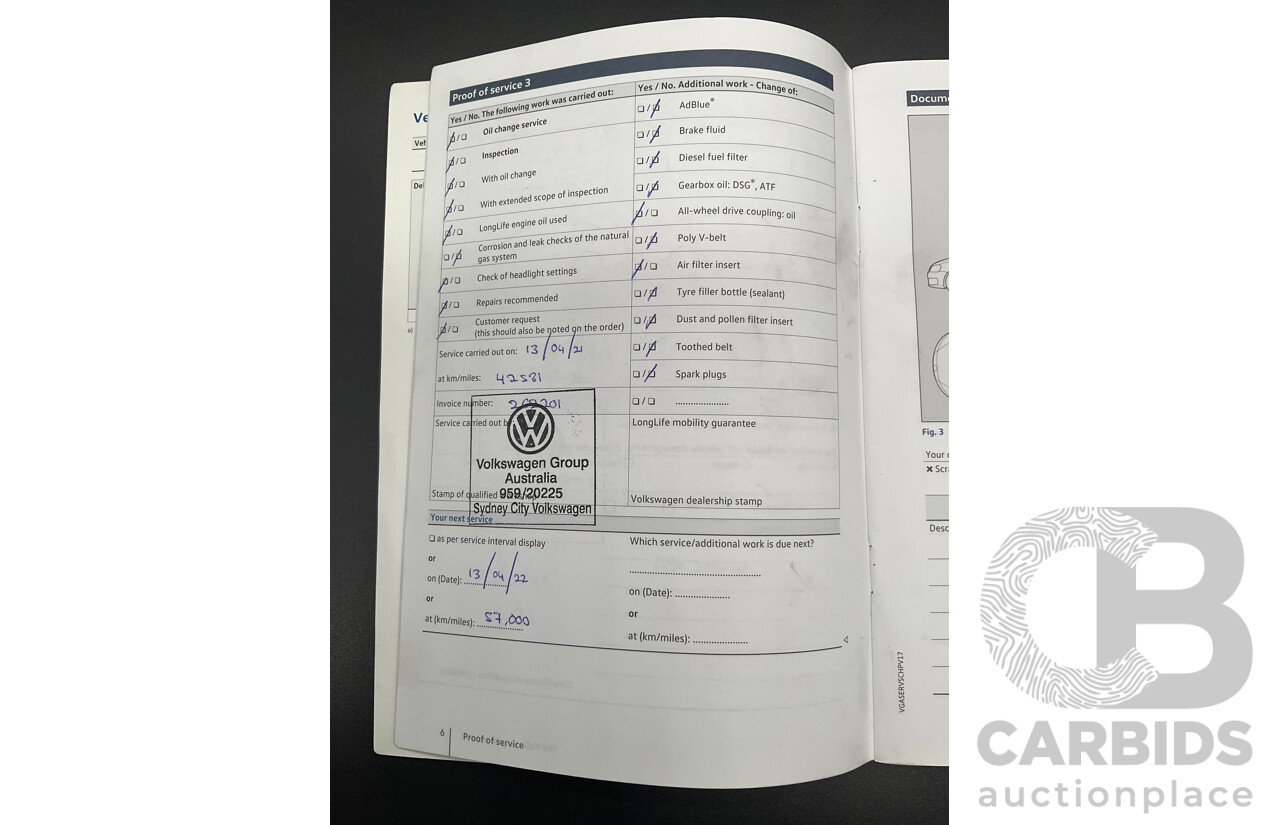 02/2018 Volkswagen Tiguan 162 TSI Sportline (AWD) 5NA MY18 4d Wagon Ruby Red Metallic Turbo 2.0L