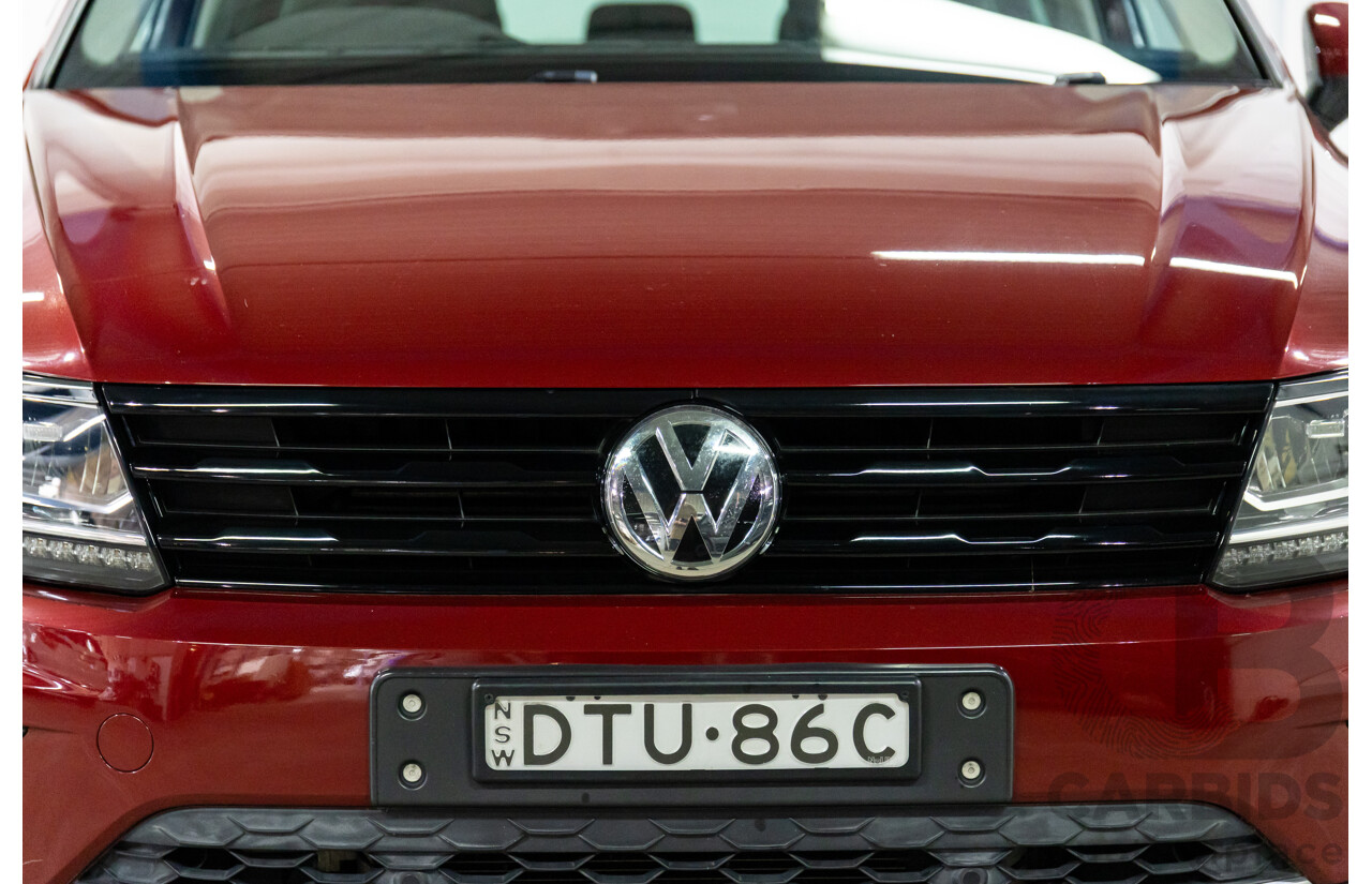 02/2018 Volkswagen Tiguan 162 TSI Sportline (AWD) 5NA MY18 4d Wagon Ruby Red Metallic Turbo 2.0L