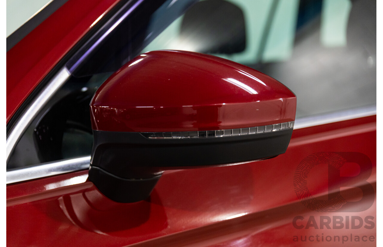 02/2018 Volkswagen Tiguan 162 TSI Sportline (AWD) 5NA MY18 4d Wagon Ruby Red Metallic Turbo 2.0L