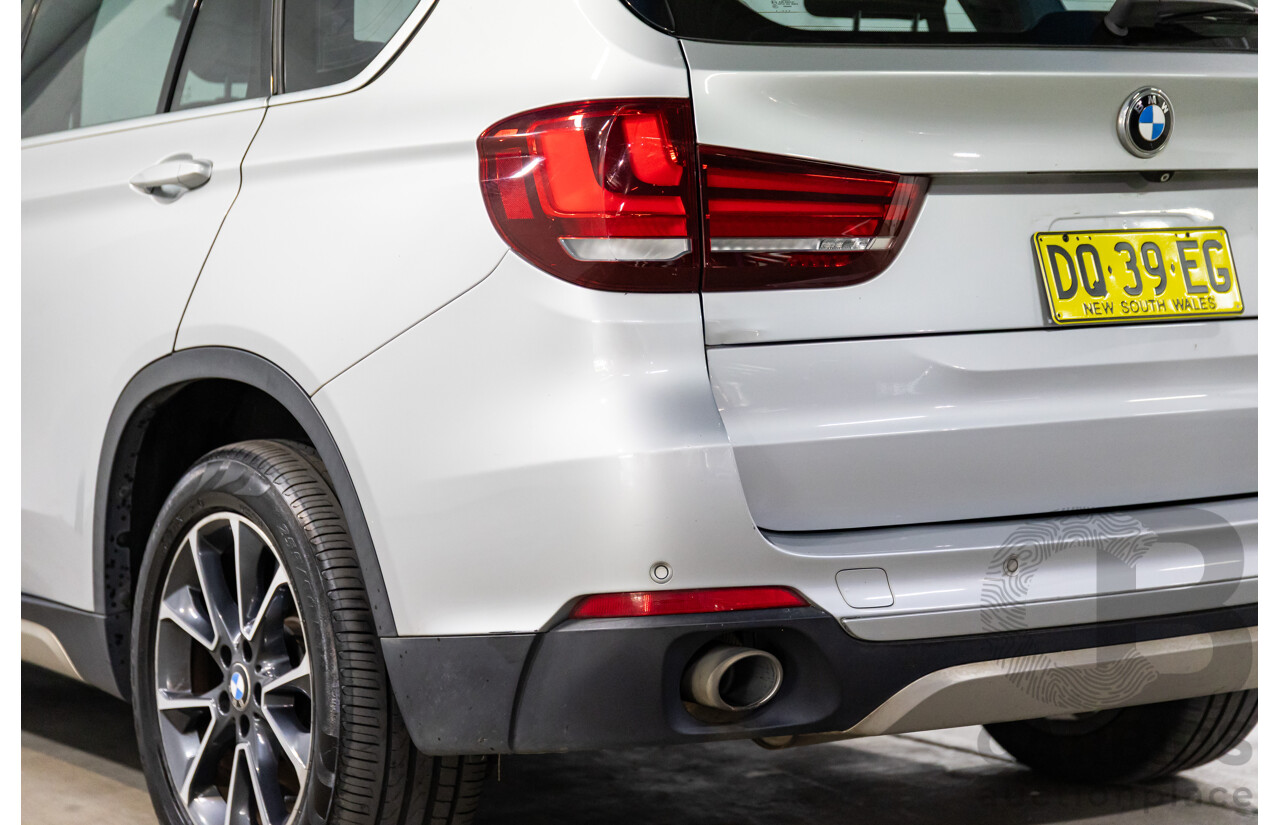 2/2015 BMW X5 xDrive30d F15 MY15 4d Wagon Glacier Silver Metalllic Turbo Diesel 3.0L
