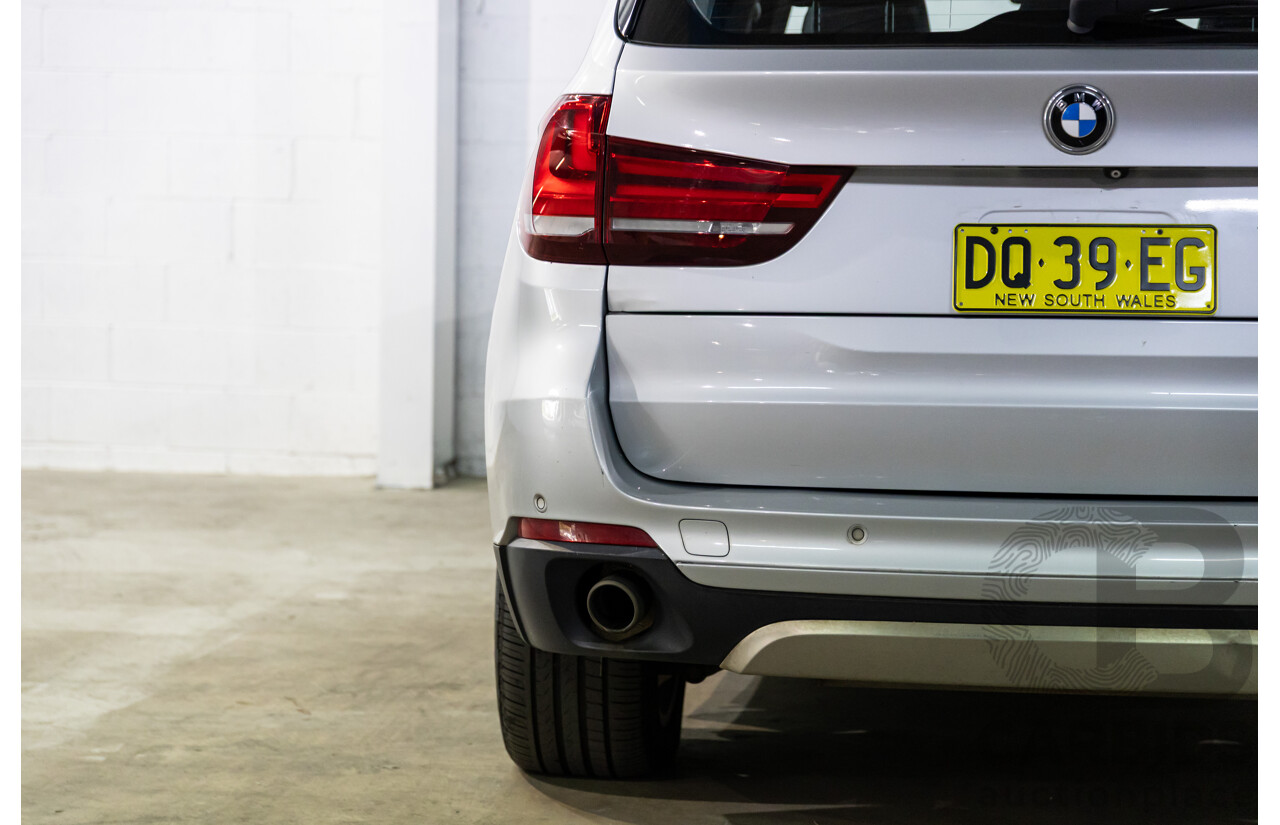 2/2015 BMW X5 xDrive30d F15 MY15 4d Wagon Glacier Silver Metalllic Turbo Diesel 3.0L