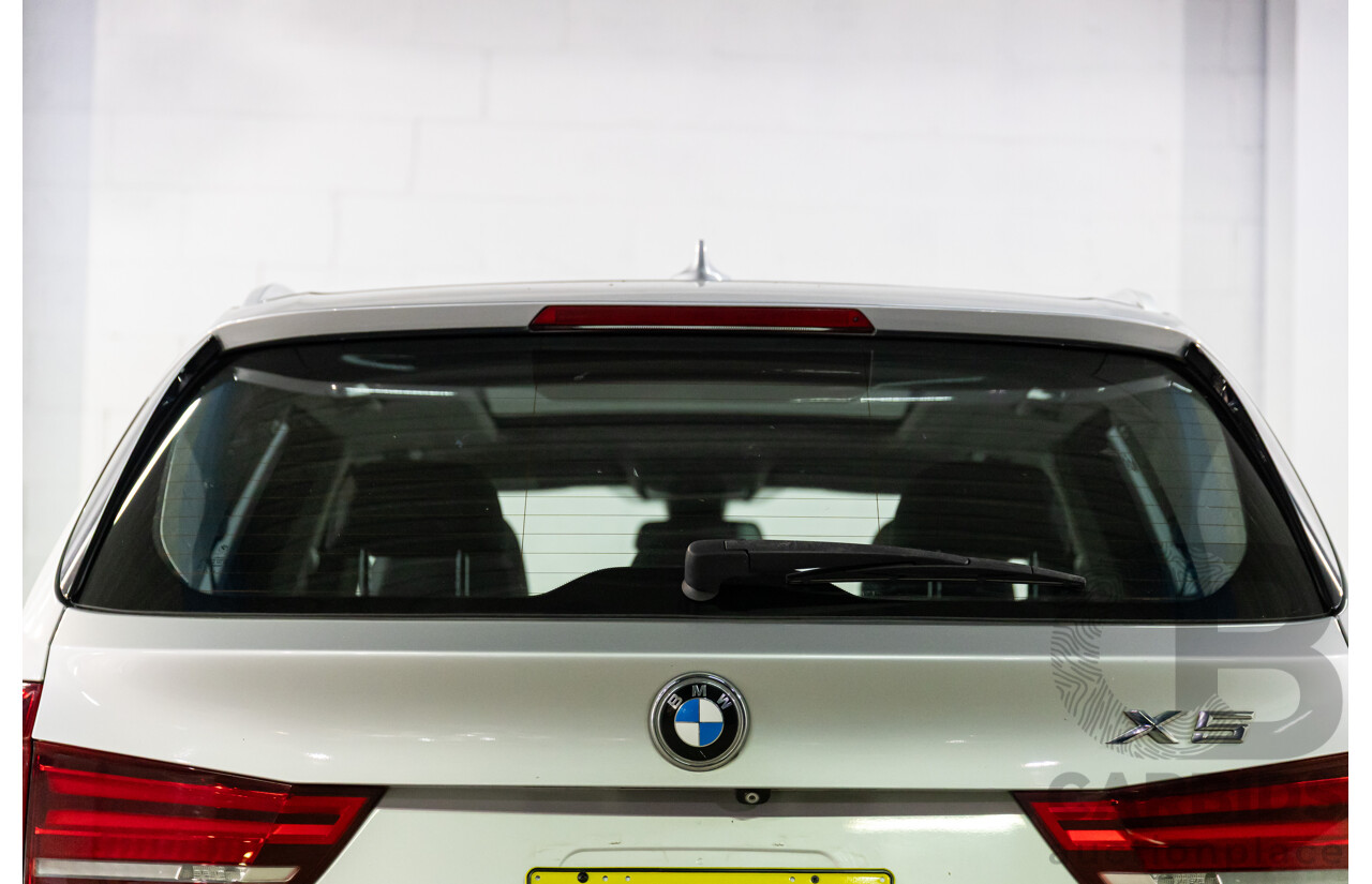 2/2015 BMW X5 xDrive30d F15 MY15 4d Wagon Glacier Silver Metalllic Turbo Diesel 3.0L