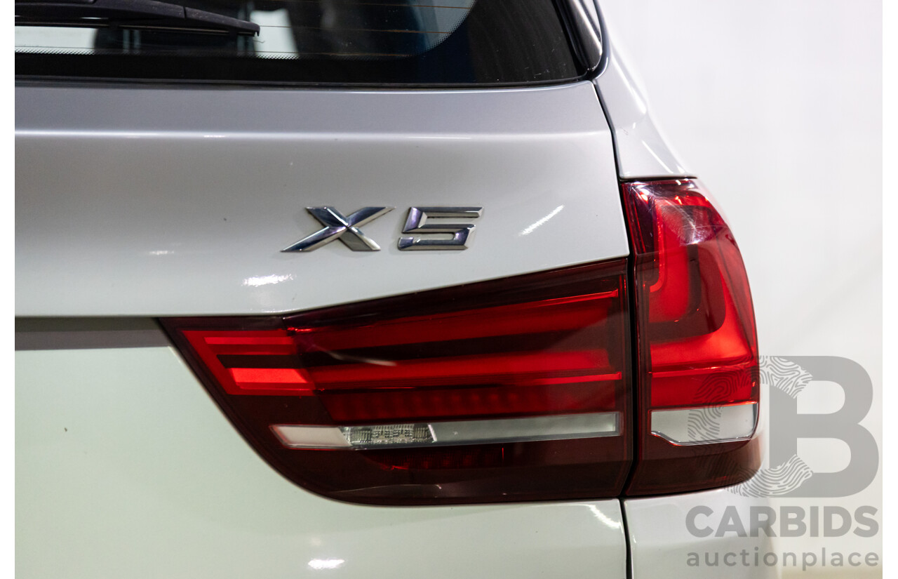 2/2015 BMW X5 xDrive30d F15 MY15 4d Wagon Glacier Silver Metalllic Turbo Diesel 3.0L