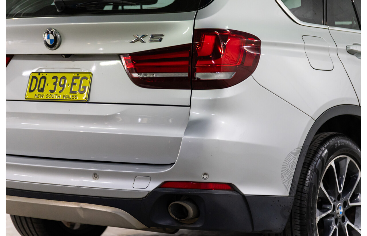 2/2015 BMW X5 xDrive30d F15 MY15 4d Wagon Glacier Silver Metalllic Turbo Diesel 3.0L