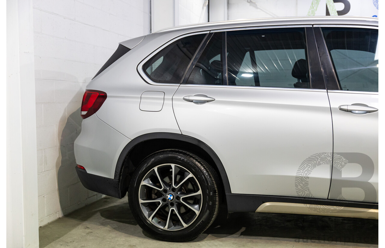 2/2015 BMW X5 xDrive30d F15 MY15 4d Wagon Glacier Silver Metalllic Turbo Diesel 3.0L