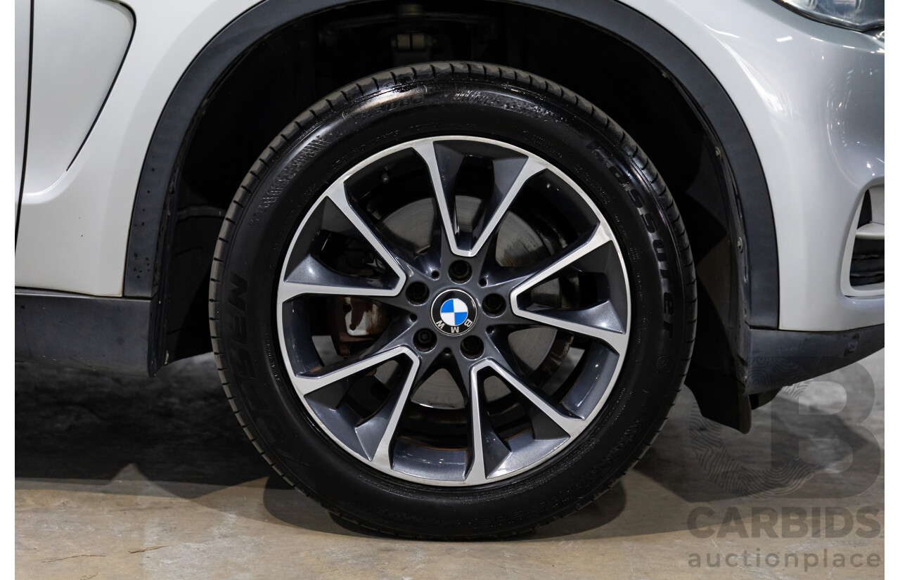 2/2015 BMW X5 xDrive30d F15 MY15 4d Wagon Glacier Silver Metalllic Turbo Diesel 3.0L