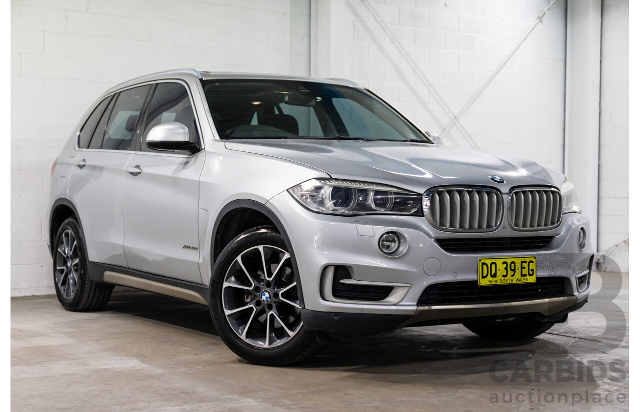 2/2015 BMW X5 xDrive30d F15 MY15 4d Wagon Glacier Silver Metalllic Turbo Diesel 3.0L