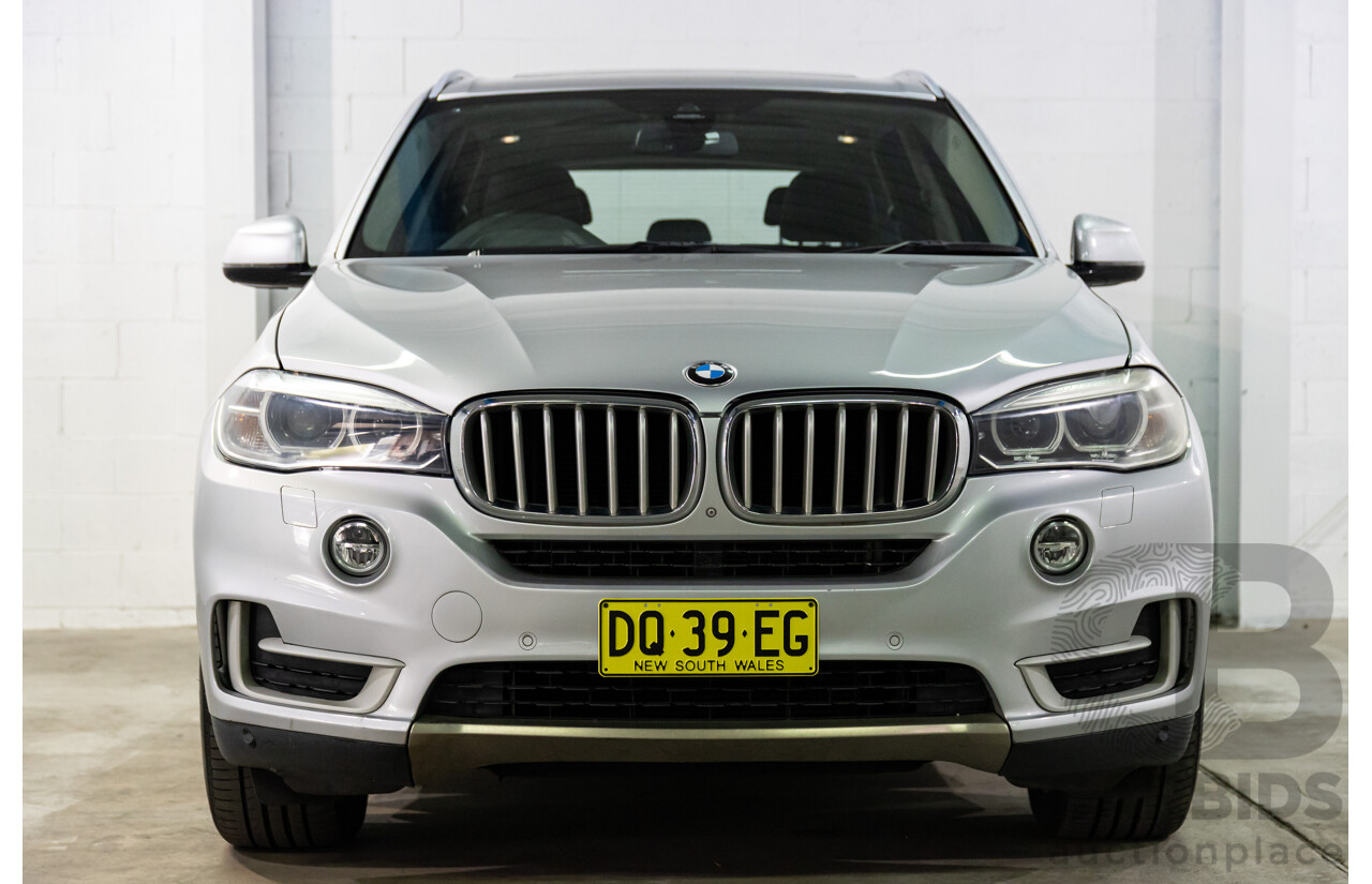 2/2015 BMW X5 xDrive30d F15 MY15 4d Wagon Glacier Silver Metalllic Turbo Diesel 3.0L