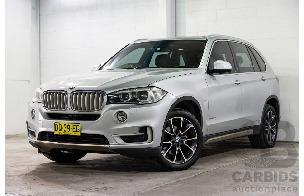 2/2015 BMW X5 xDrive30d F15 MY15 4d Wagon Glacier Silver Metalllic Turbo Diesel 3.0L