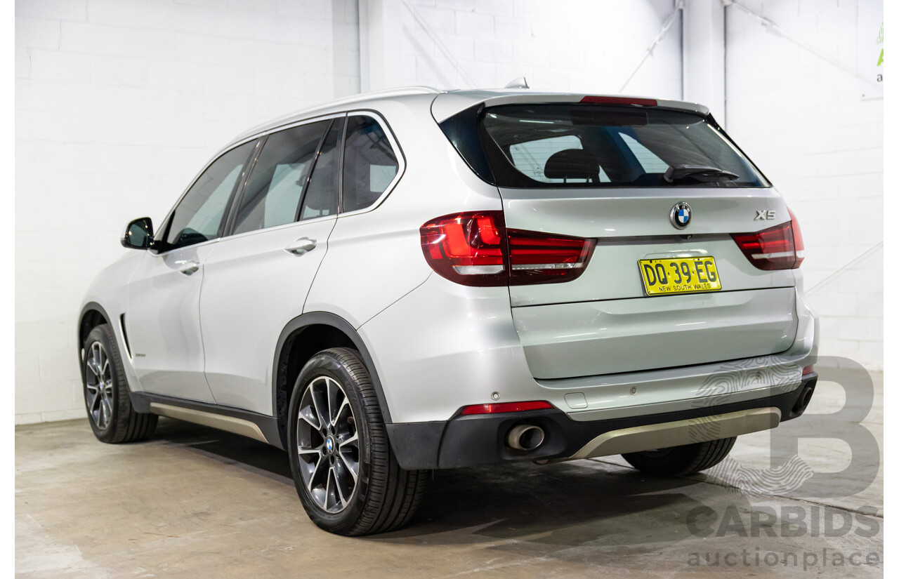 2/2015 BMW X5 xDrive30d F15 MY15 4d Wagon Glacier Silver Metalllic Turbo Diesel 3.0L