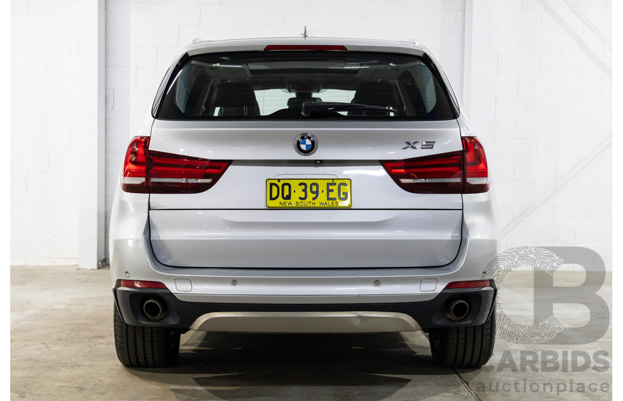 2/2015 BMW X5 xDrive30d F15 MY15 4d Wagon Glacier Silver Metalllic Turbo Diesel 3.0L