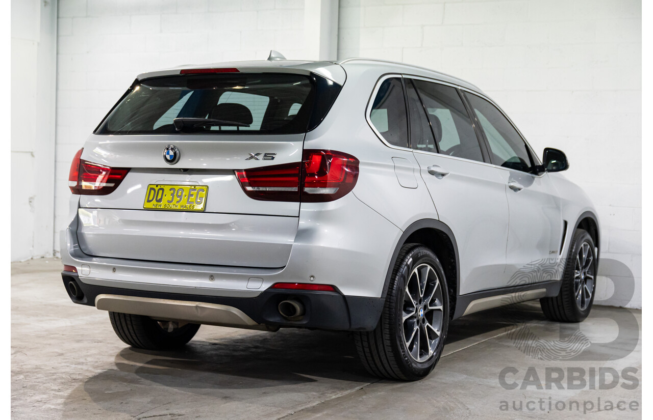 2/2015 BMW X5 xDrive30d F15 MY15 4d Wagon Glacier Silver Metalllic Turbo Diesel 3.0L