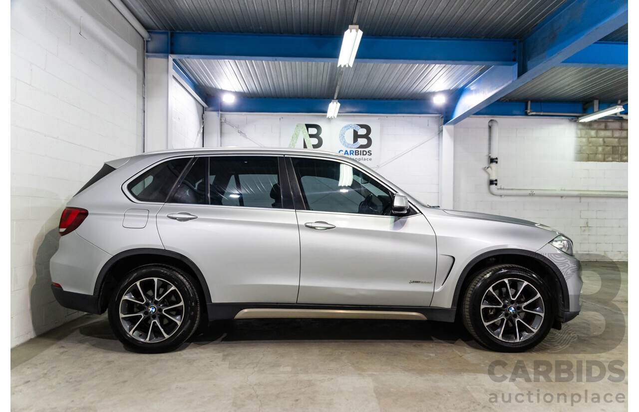 2/2015 BMW X5 xDrive30d F15 MY15 4d Wagon Glacier Silver Metalllic Turbo Diesel 3.0L