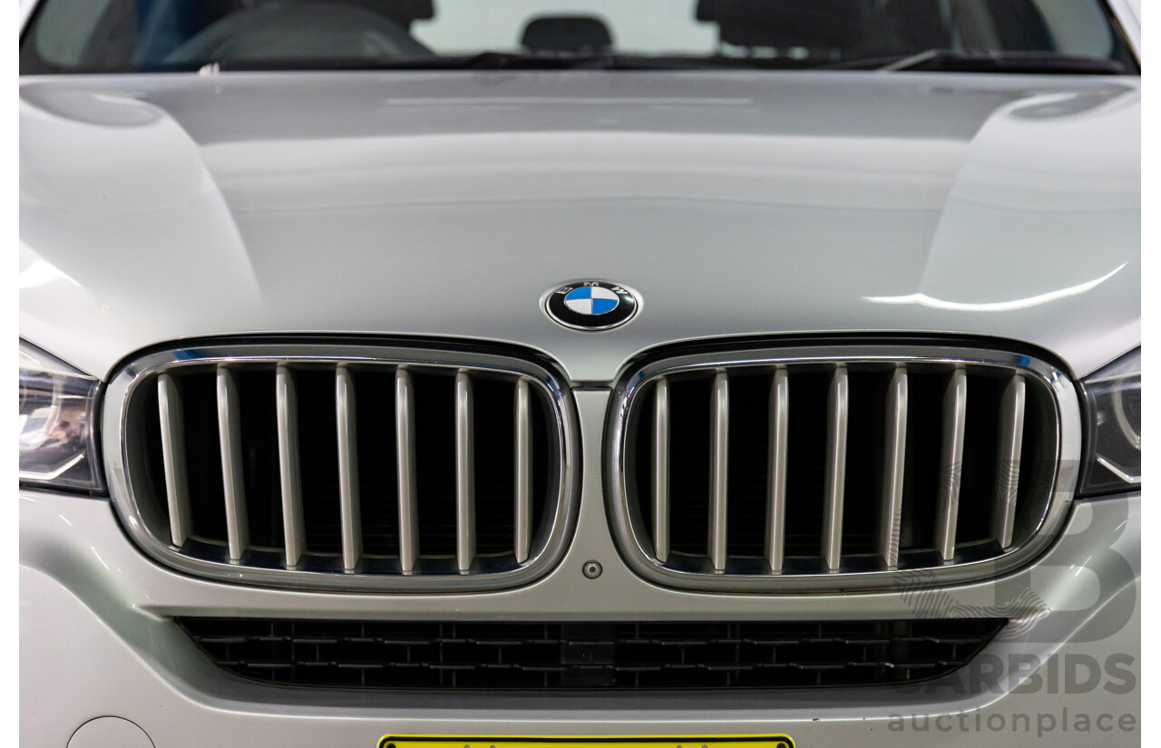 2/2015 BMW X5 xDrive30d F15 MY15 4d Wagon Glacier Silver Metalllic Turbo Diesel 3.0L