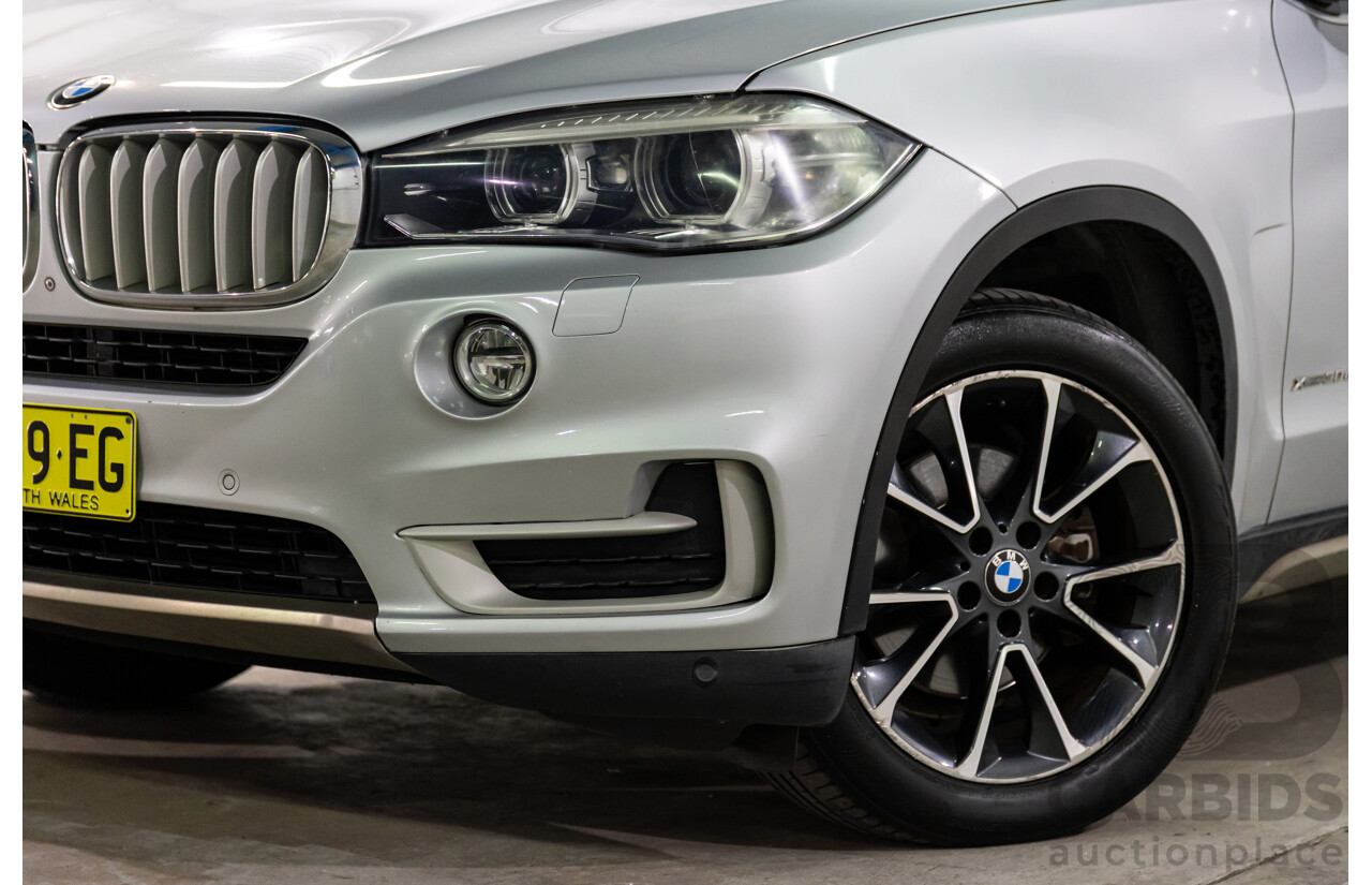 2/2015 BMW X5 xDrive30d F15 MY15 4d Wagon Glacier Silver Metalllic Turbo Diesel 3.0L