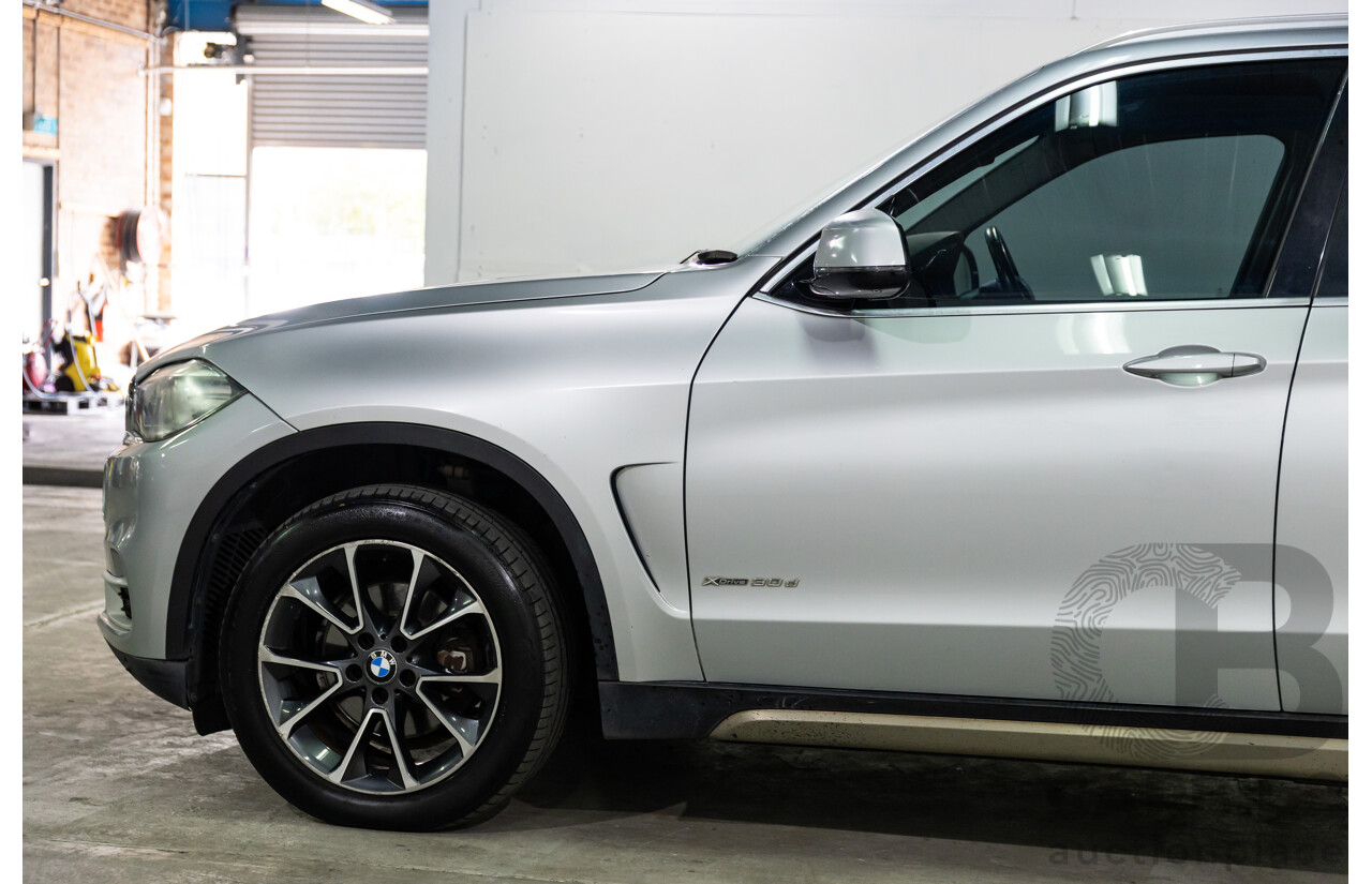 2/2015 BMW X5 xDrive30d F15 MY15 4d Wagon Glacier Silver Metalllic Turbo Diesel 3.0L