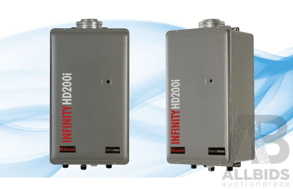 Rinnai Heavy Duty Continuous Flow Hot Water System HD200i Internal Netural Gas 50-Degree (REU-VM2632FFUC)