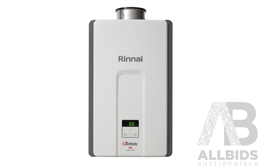 Rinnai Infinity 28i Internal Continuous Flow Natural Gas Hot Water System 60°C - INF28IN60 - ORP$ 2,345