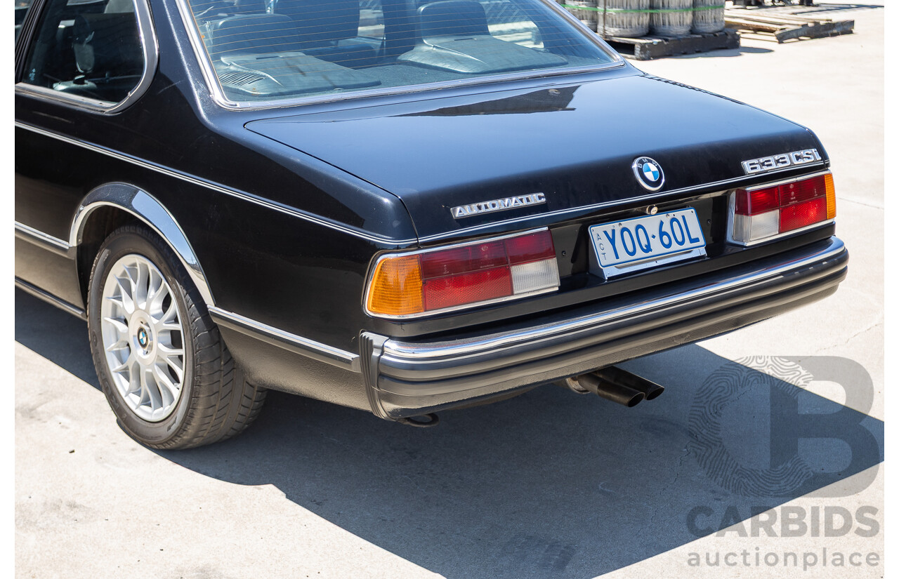 1/1977 BMW 633CSi E24 2D Coupe Schwarz Black 3.2L - Import