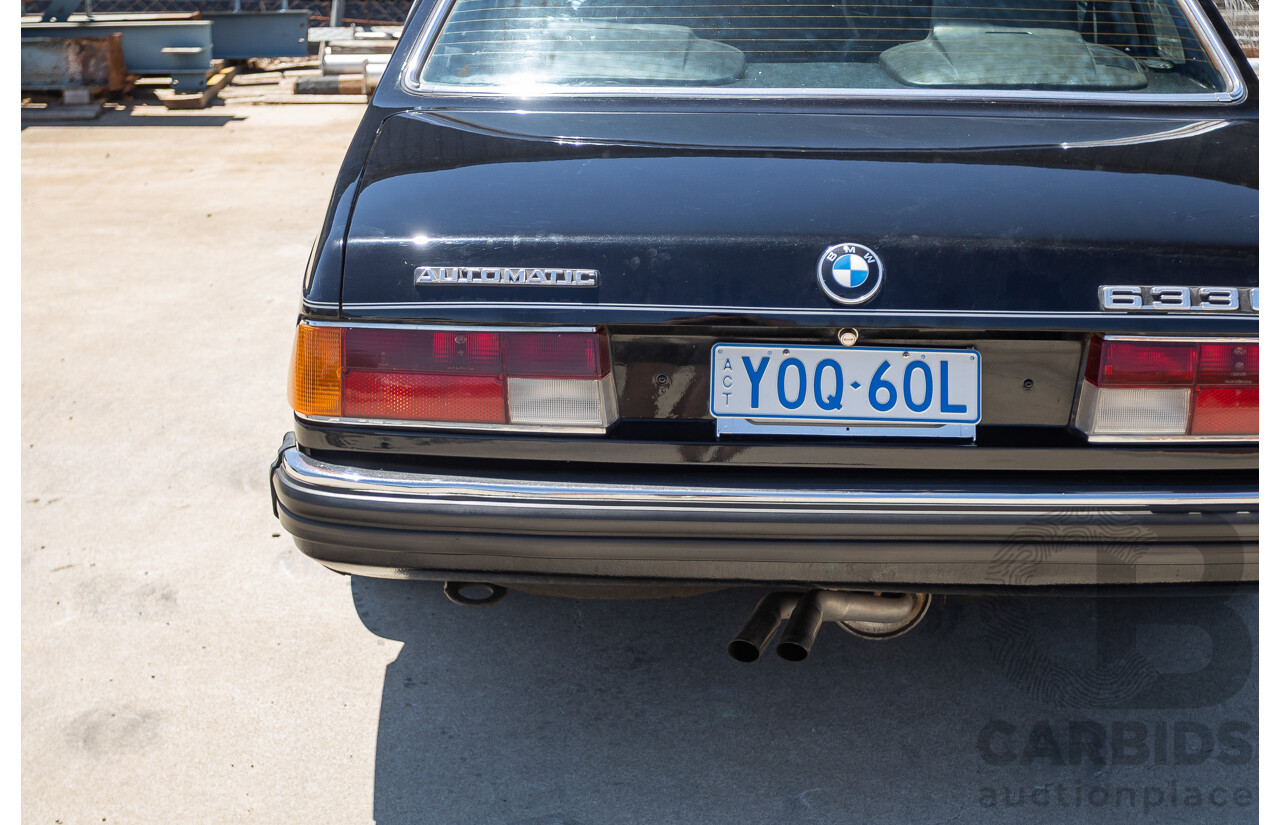 1/1977 BMW 633CSi E24 2D Coupe Schwarz Black 3.2L - Import