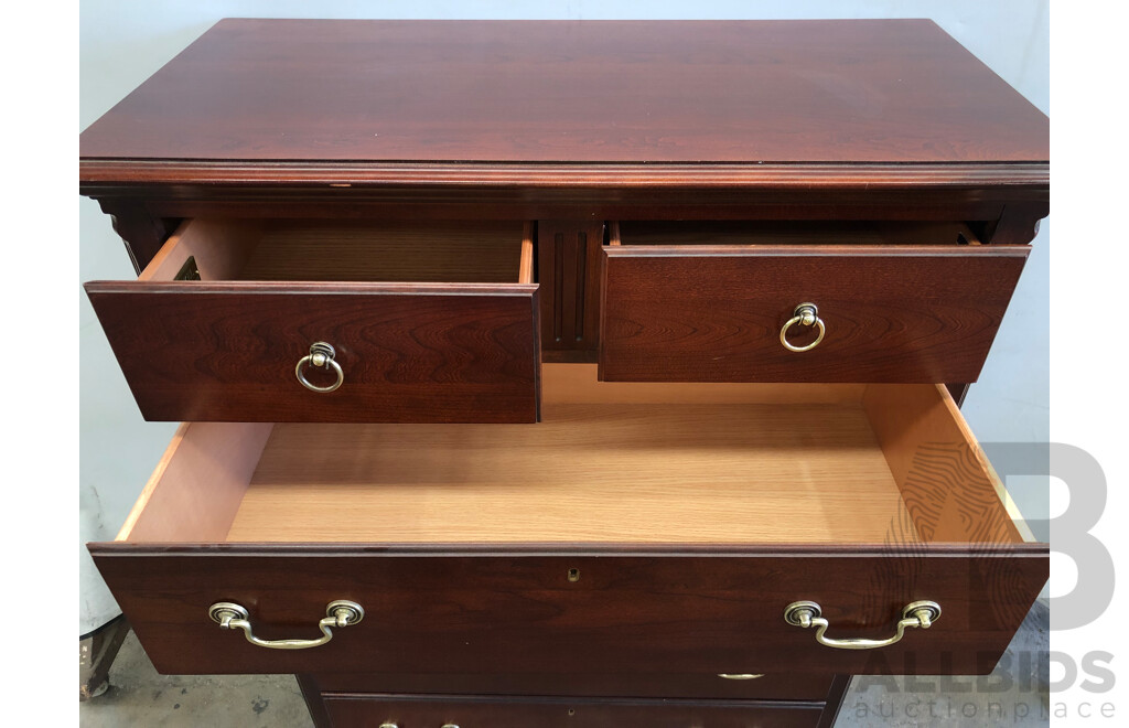 Drexel Heritage Tallboy Chest of Drawers