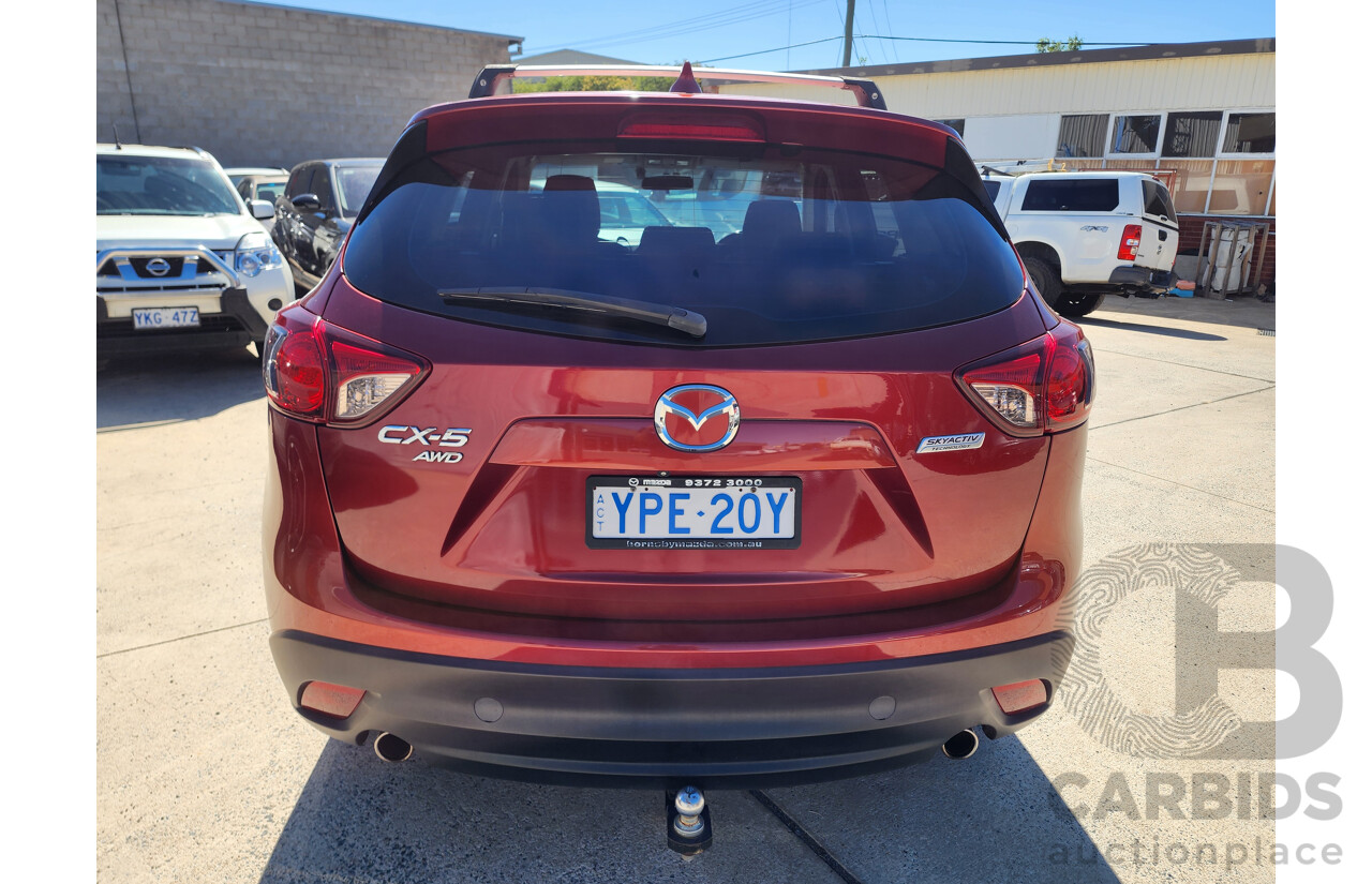 3/2012 Mazda Cx-5 MAXX Sport (4x4)  4d Wagon Red 2.2L