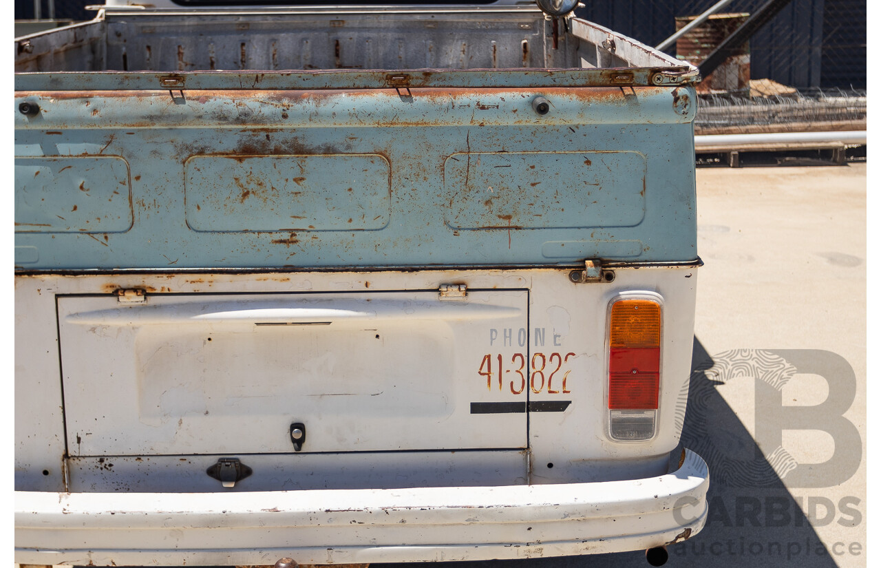 9/1975 Volkswagen Kombi Transporter Type 2 2d Crew Cab Utility White 1.8L