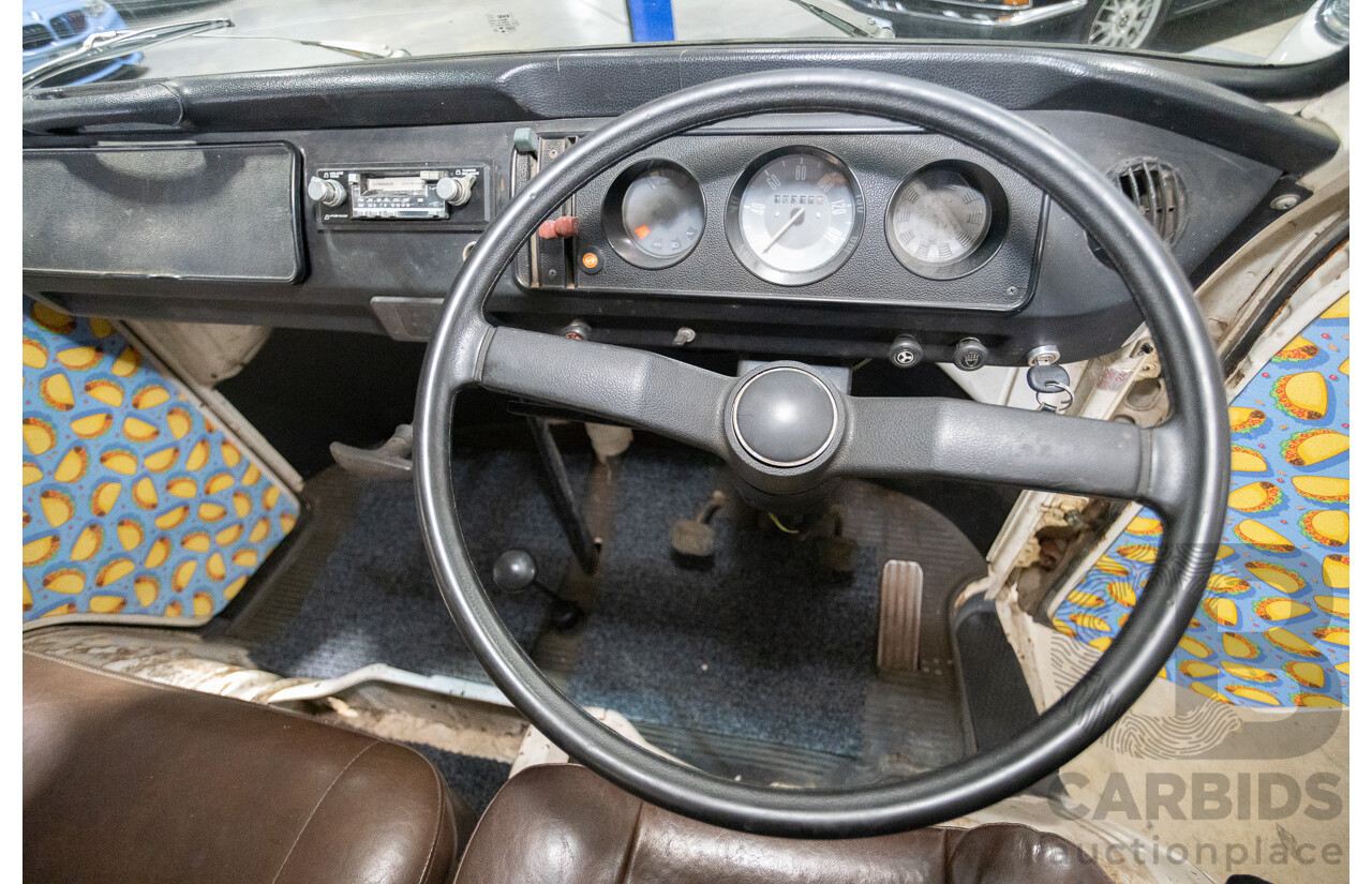 9/1975 Volkswagen Kombi Transporter Type 2 2d Crew Cab Utility White 1.8L