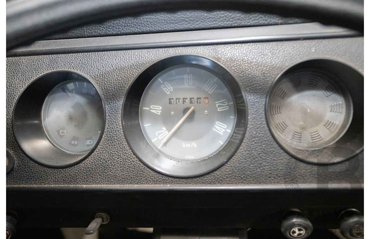 9/1975 Volkswagen Kombi Transporter Type 2 2d Crew Cab Utility White 1.8L