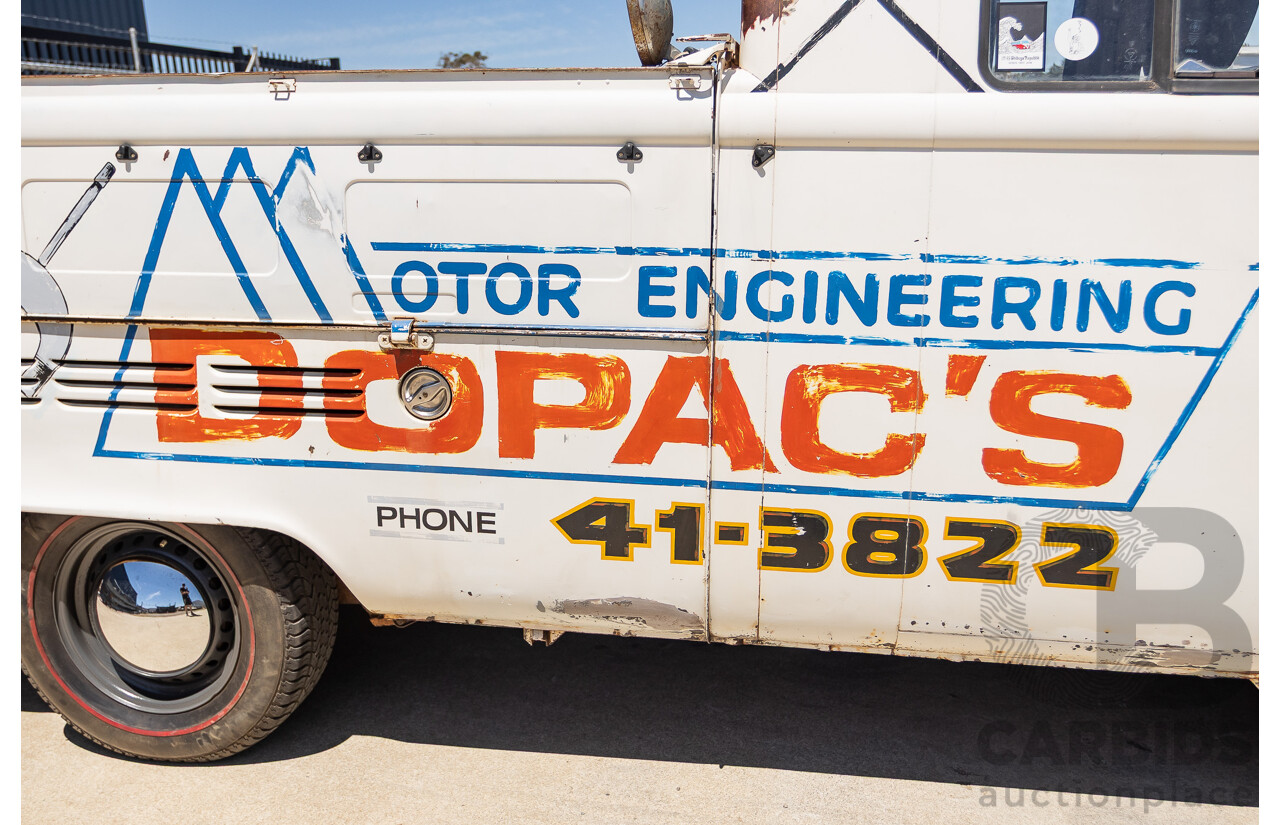 9/1975 Volkswagen Kombi Transporter Type 2 2d Crew Cab Utility White 1.8L