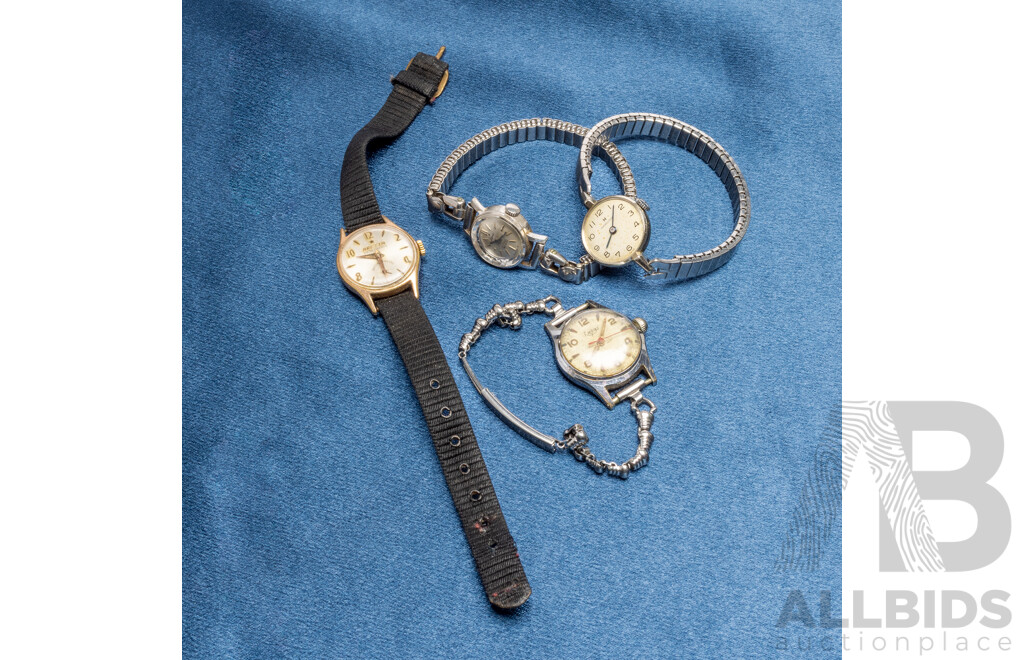 Assorted Vintage Ladies Watches - Lot of 4
