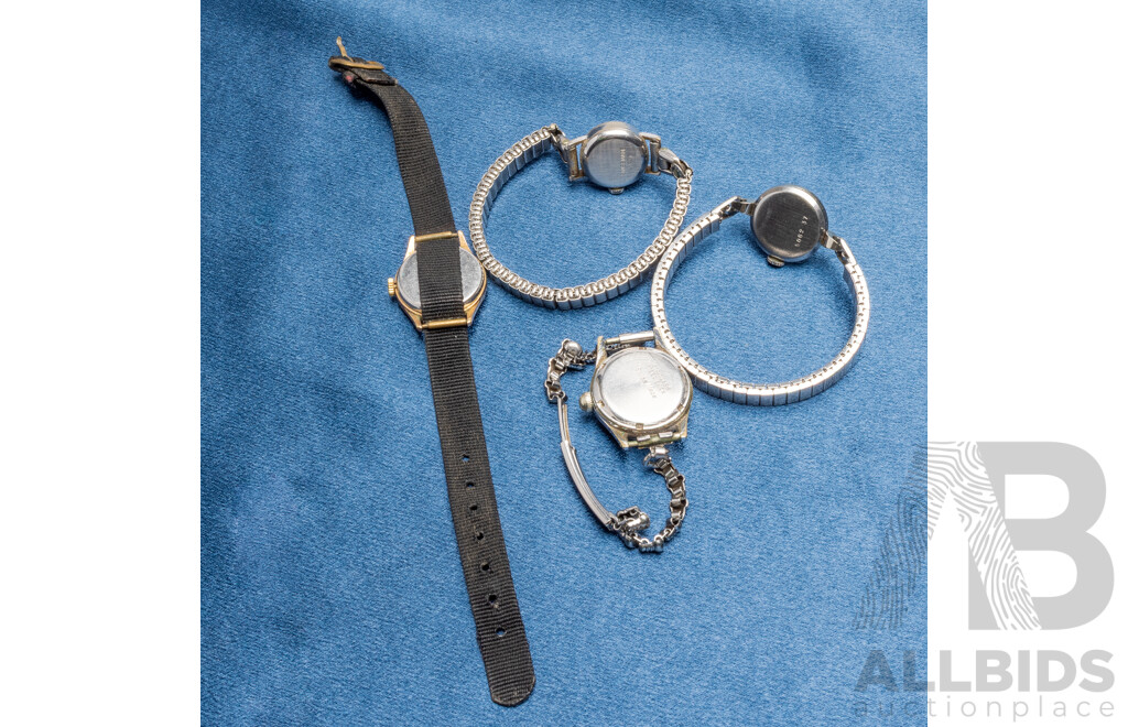 Assorted Vintage Ladies Watches - Lot of 4