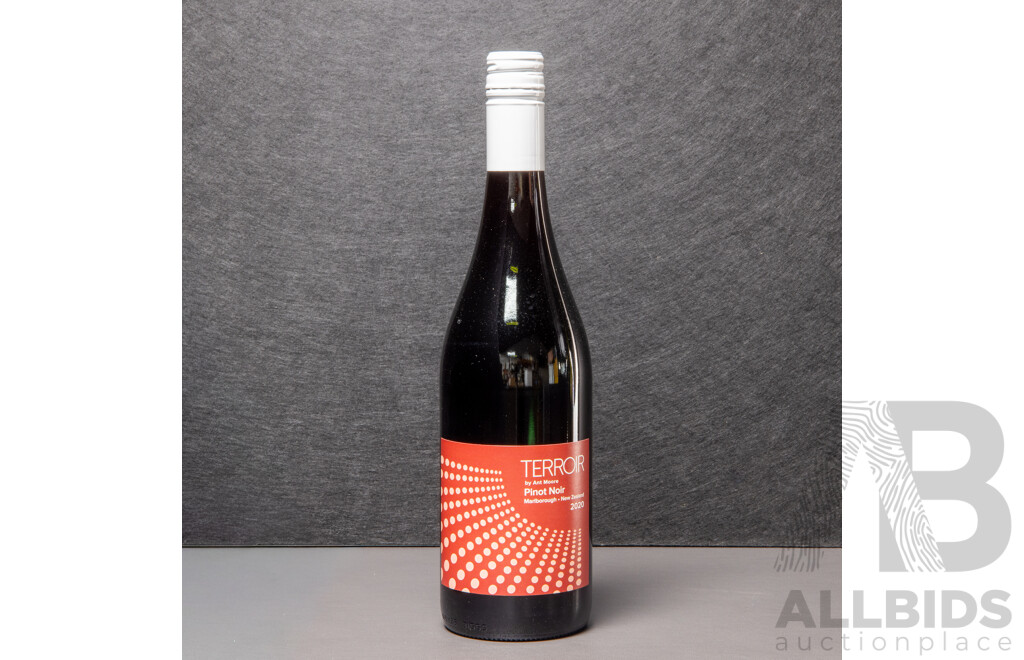 Ant Moore Terroir Marlborough Pinot Noir 2020 - Case of 12 X 750ml - RRP $540