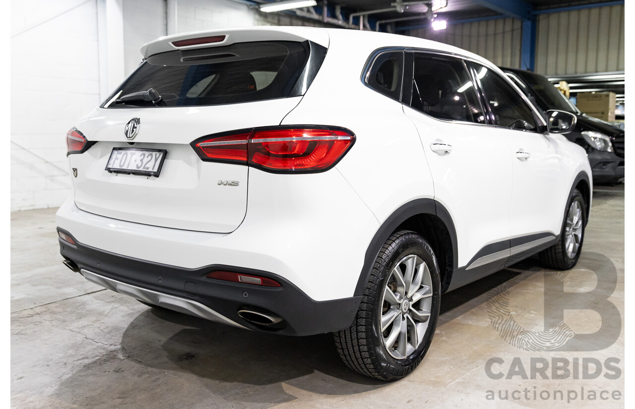 10/2021 MG HS Core (FWD) SAS23 MY21 4d Wagon York White Turbo1.5L