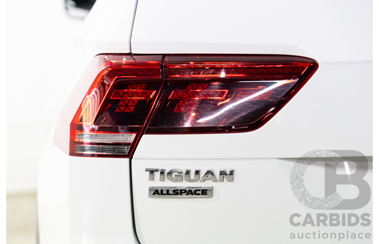 04/2019 Volkswagen Tiguan Allspace 162 TSI Highline (AWD) 5NA MY19 4d Wagon Pure White Turbo 2.0L