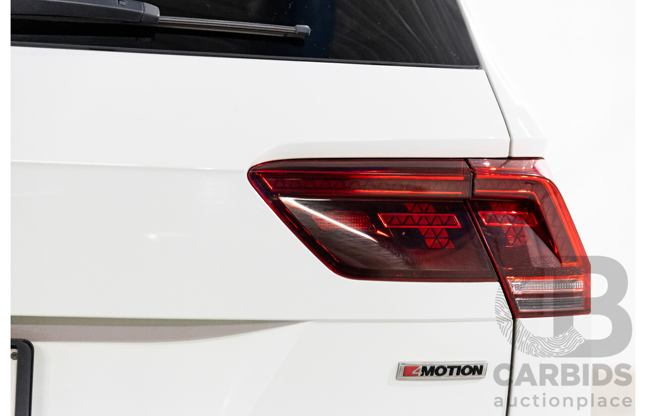 04/2019 Volkswagen Tiguan Allspace 162 TSI Highline (AWD) 5NA MY19 4d Wagon Pure White Turbo 2.0L