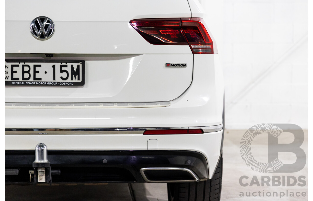 04/2019 Volkswagen Tiguan Allspace 162 TSI Highline (AWD) 5NA MY19 4d Wagon Pure White Turbo 2.0L