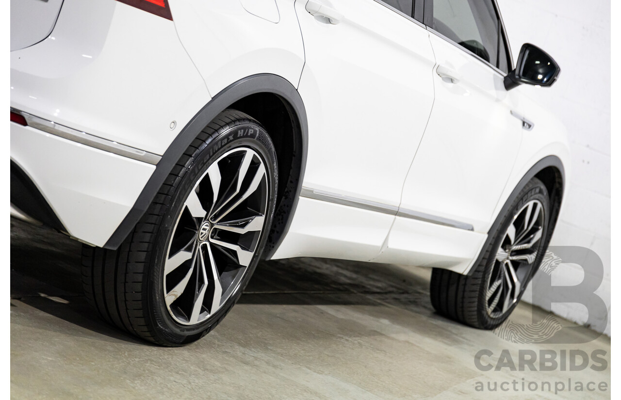 04/2019 Volkswagen Tiguan Allspace 162 TSI Highline (AWD) 5NA MY19 4d Wagon Pure White Turbo 2.0L