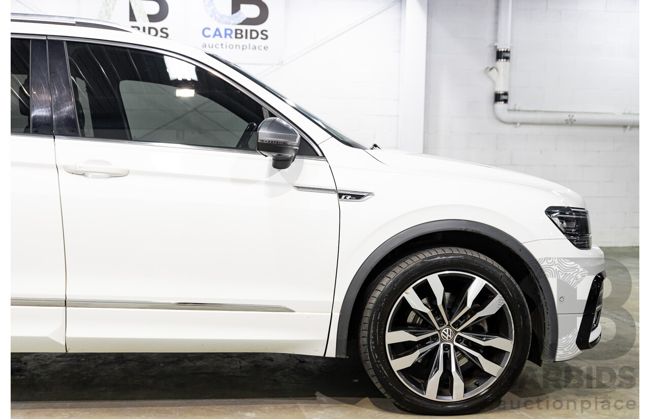 04/2019 Volkswagen Tiguan Allspace 162 TSI Highline (AWD) 5NA MY19 4d Wagon Pure White Turbo 2.0L