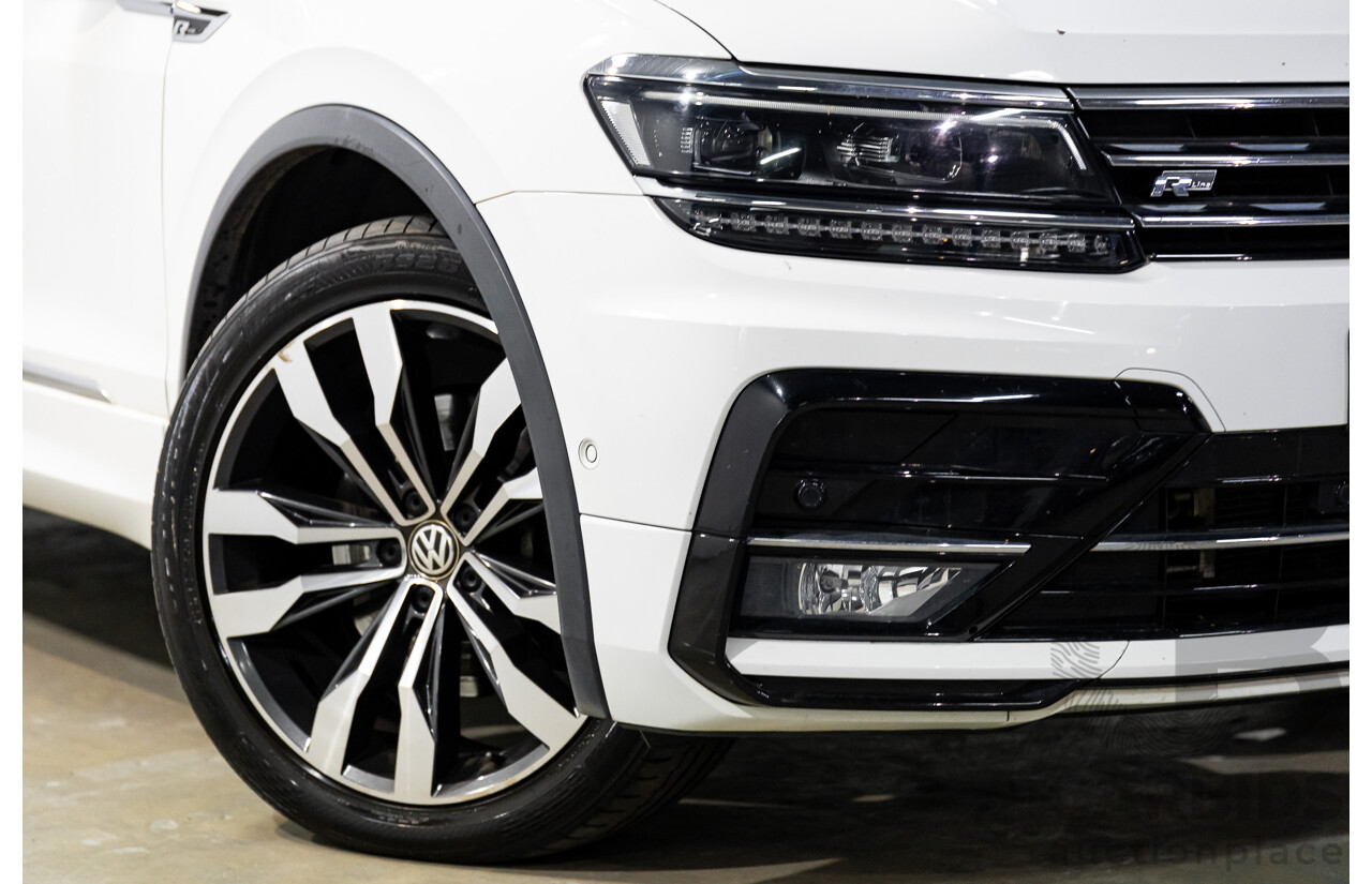 04/2019 Volkswagen Tiguan Allspace 162 TSI Highline (AWD) 5NA MY19 4d Wagon Pure White Turbo 2.0L