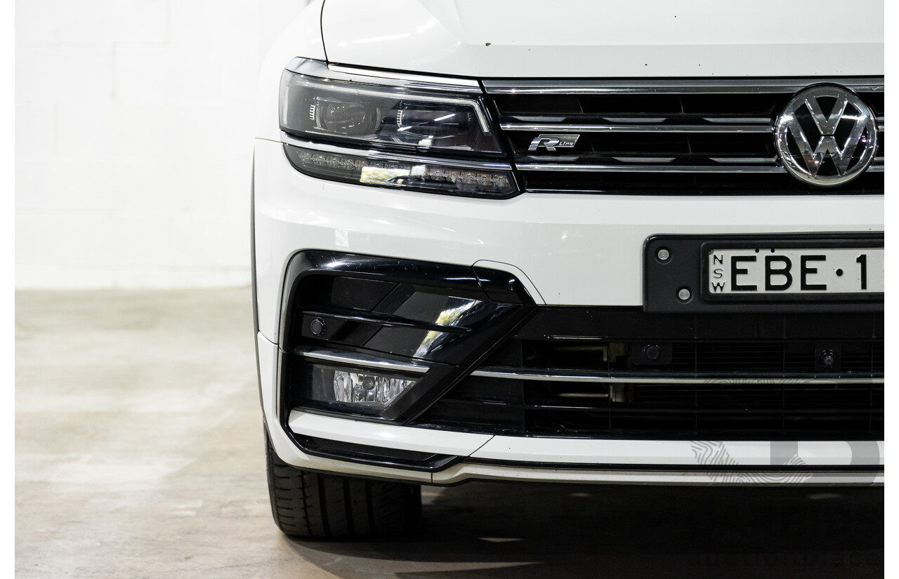 04/2019 Volkswagen Tiguan Allspace 162 TSI Highline (AWD) 5NA MY19 4d Wagon Pure White Turbo 2.0L