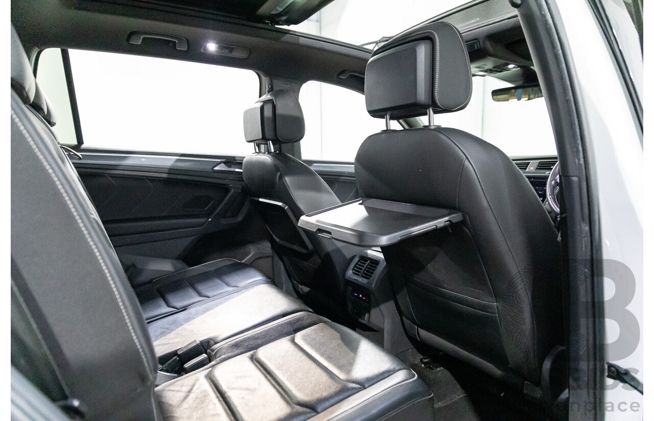 04/2019 Volkswagen Tiguan Allspace 162 TSI Highline (AWD) 5NA MY19 4d Wagon Pure White Turbo 2.0L